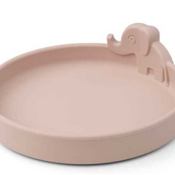 Food Grade Silicone Pink Baby Toddler Spout Cup Spoon Bowl Plate with Suction - Picture 3 of 13